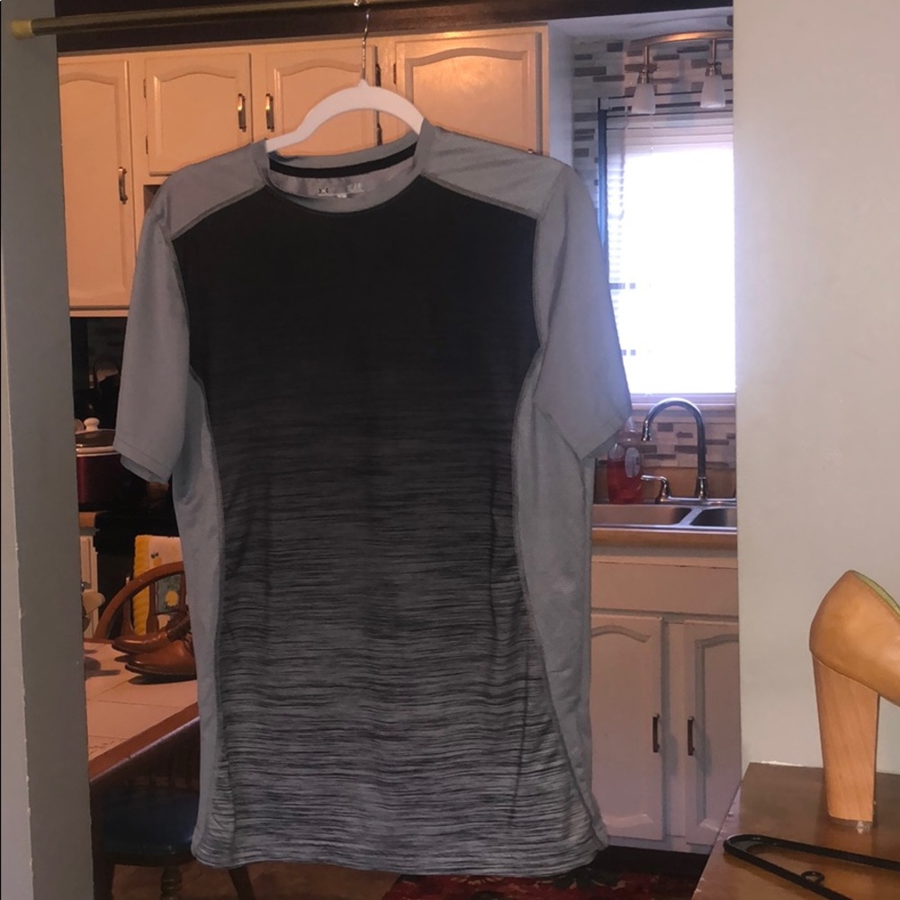 Grey and Black Under Armour T-shirt